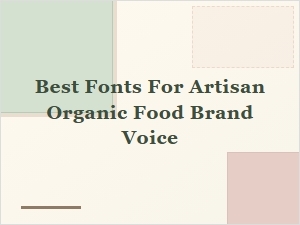 Crafting Authenticity with Artisan-Friendly Fonts